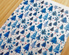 Snowy Blue Forest Trees Polymer Clay Transfer Sheet - Christmas 2024 - BabylonCutters - Transfer Sheets