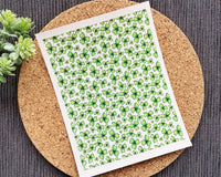 Watercolor Shamrock Polymer Clay Transfer Sheet – St. Patrick’s Day Crafts - BabylonCutters - Transfer Sheets