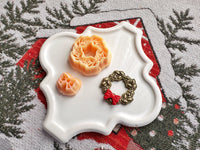 Wreath and Bow Clay Cutter Set - Christmas 2024 - BabylonCutters - Clay Cutter