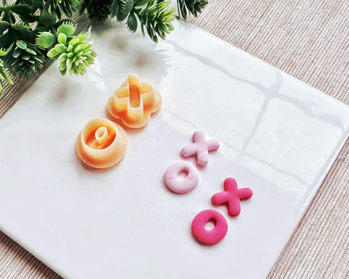 X and O Clay Cutter Set for Polymer Clay | Valentine's Day 2025 Collection - BabylonCutters - Clay Cutter