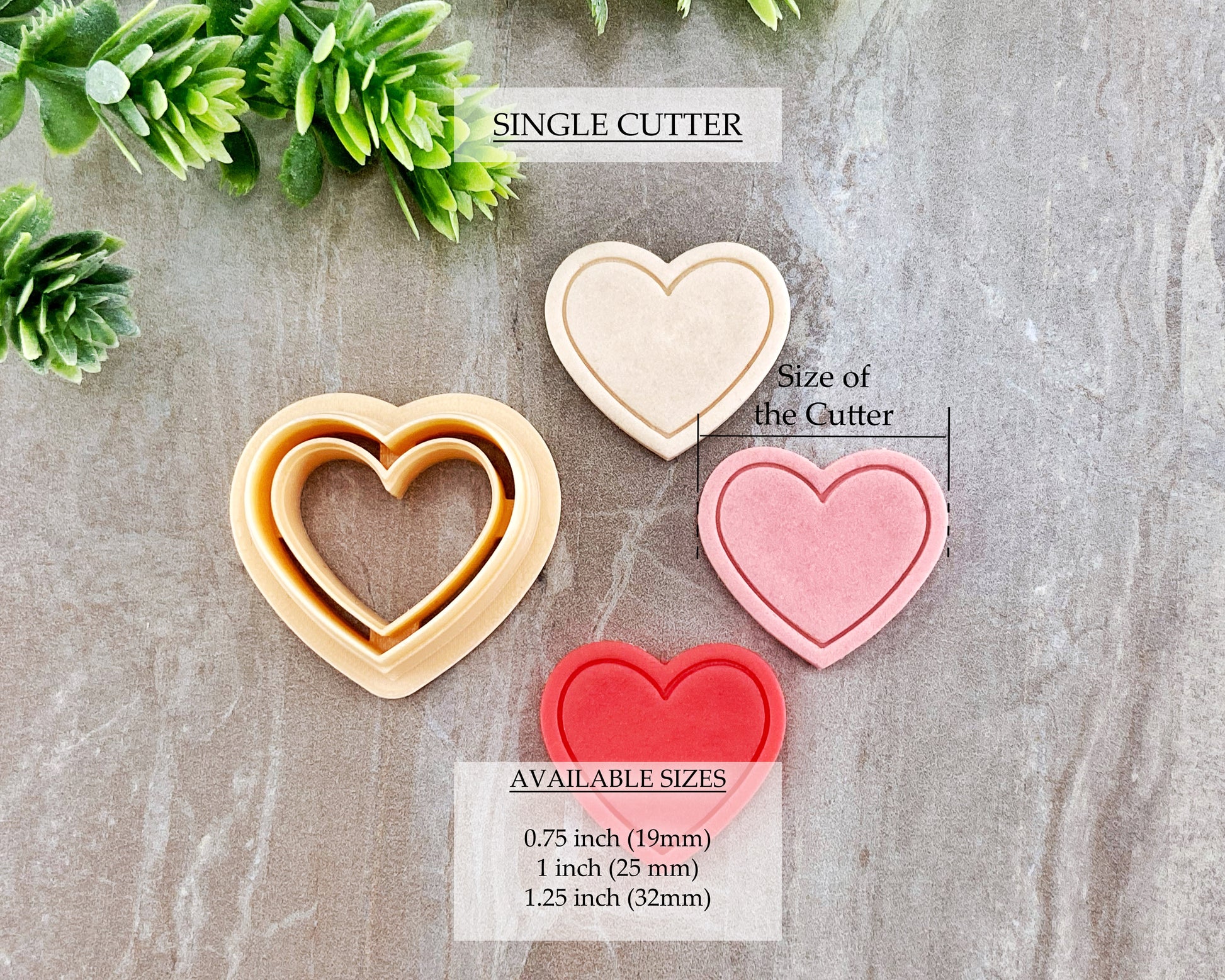 Border Heart Clay Cutter  Valentine's Day 2022 – BabylonCutters
