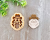 Santa with Cowboy Hat Clay Cutter | SBB Collab