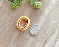 Round Simple Border Clay Cutter - Border & Outline Options