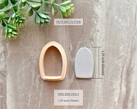 Shield Simple Border Clay Cutter - Border & Outline Options