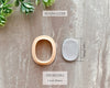 Round Simple Border Clay Cutter - Border & Outline Options