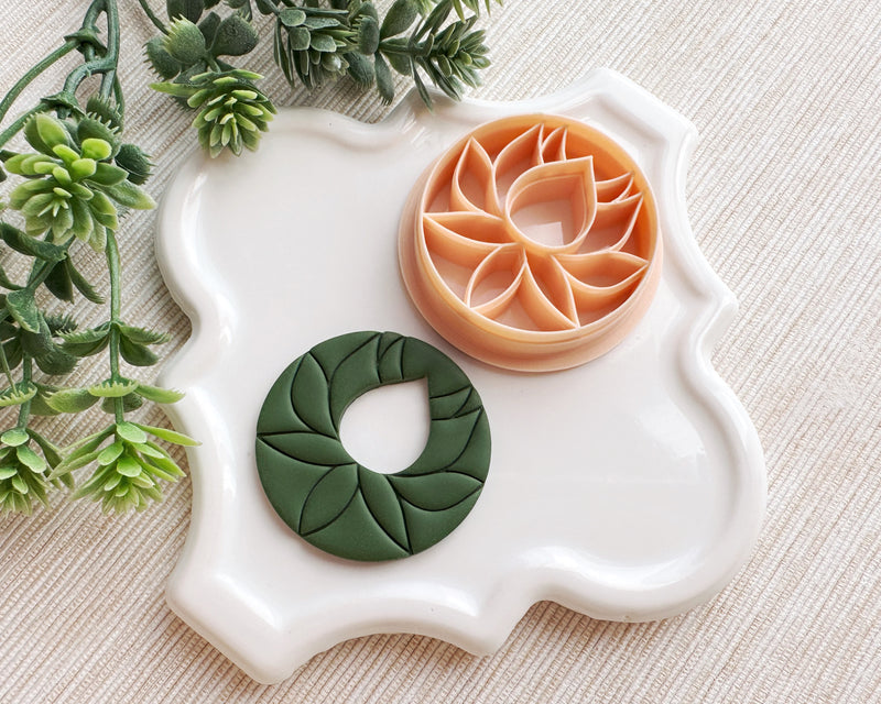 Lotus Flower Donut Spring Clay Cutter - Spring 2023