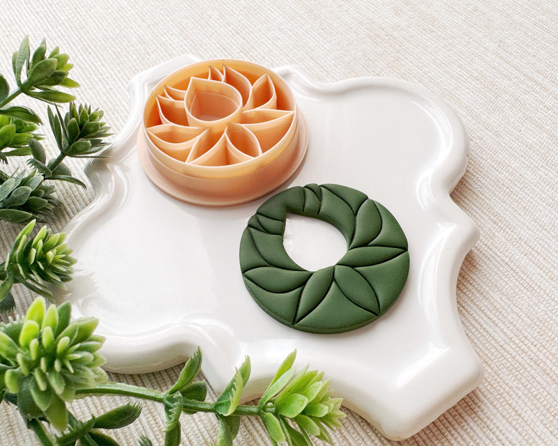 Lotus Flower Donut Spring Clay Cutter - Spring 2023