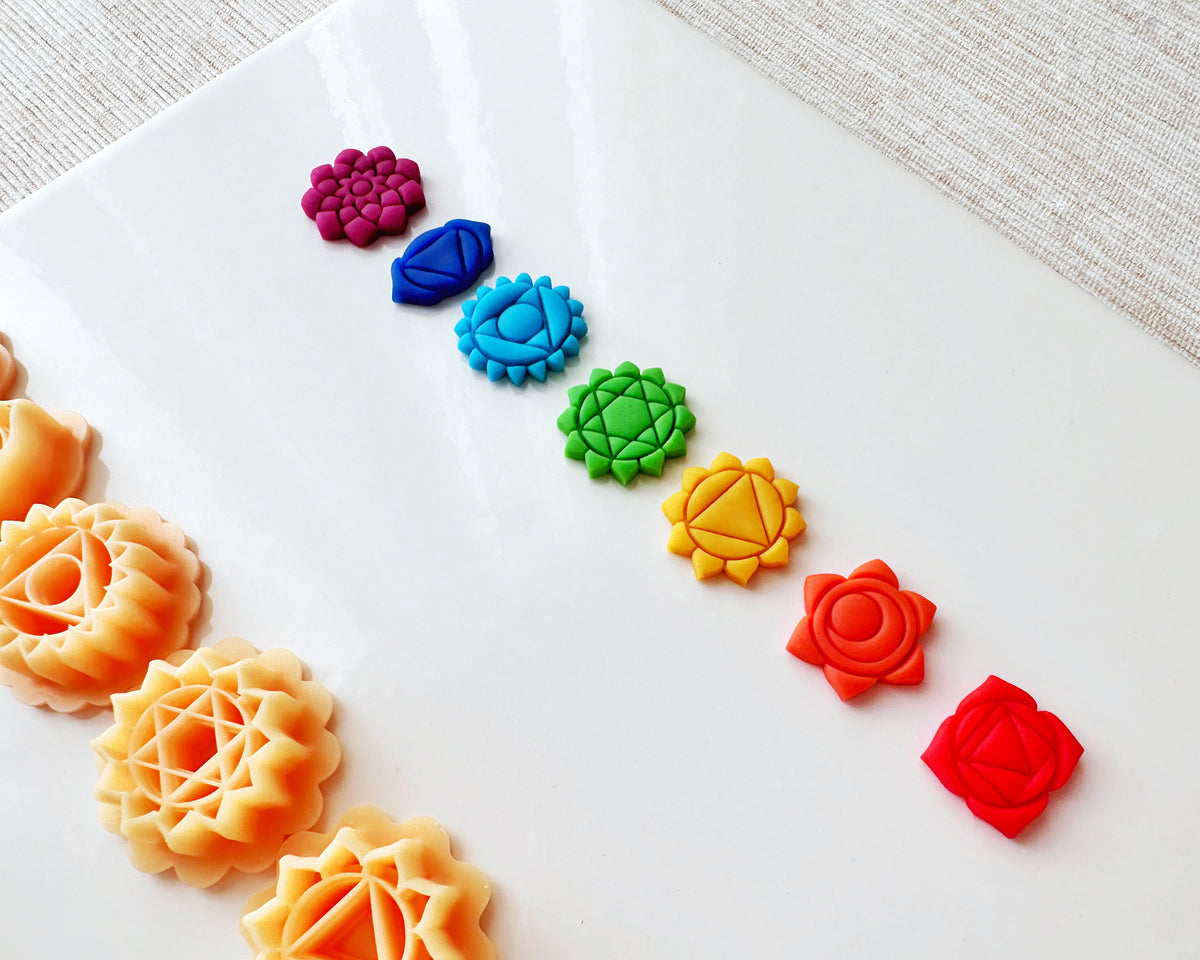 Chakra Symbols Clay Cutters – Mystical Craft Collection