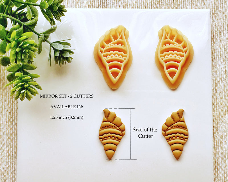Embossing Conch Shell Summer Clay Cutter