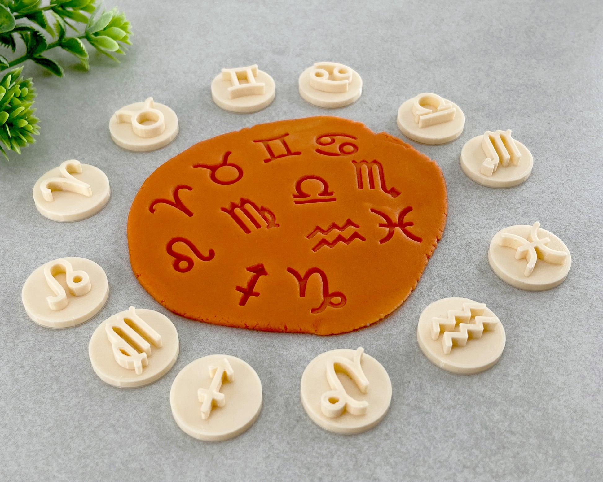 Polymer Clay Stamps, Astrology Planet Symbols, Astrology Stamps