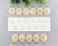 Planet Symbols Clay Stamp Set of 11