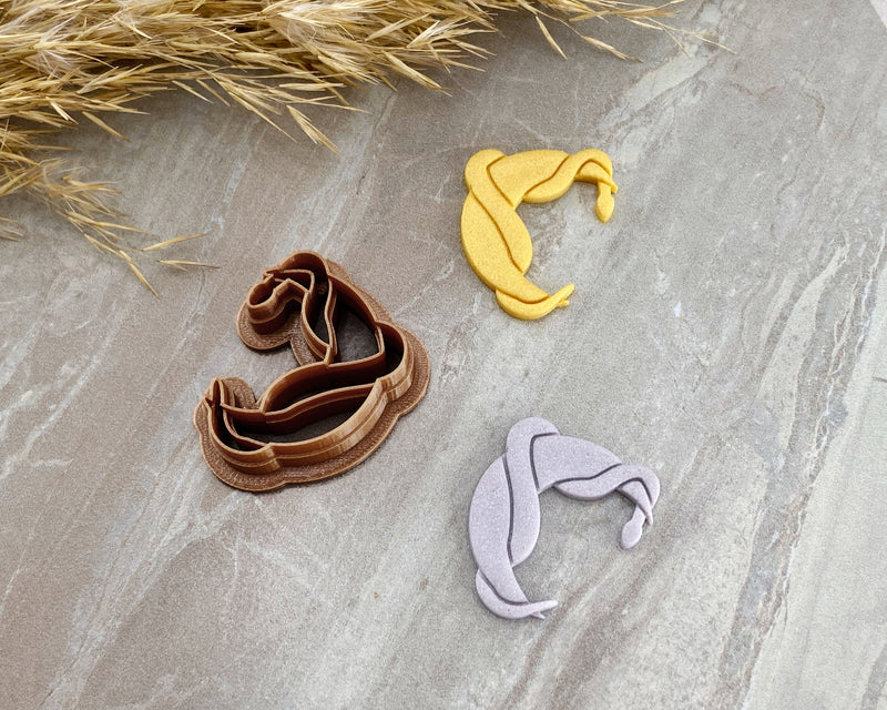 Snake Moon Clay Cutter with Stamp | SunflowerBlossomsB Collab