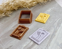 Strength Tarot Card Clay Cutter with Stamp | SunflowerBlossomsB Collab