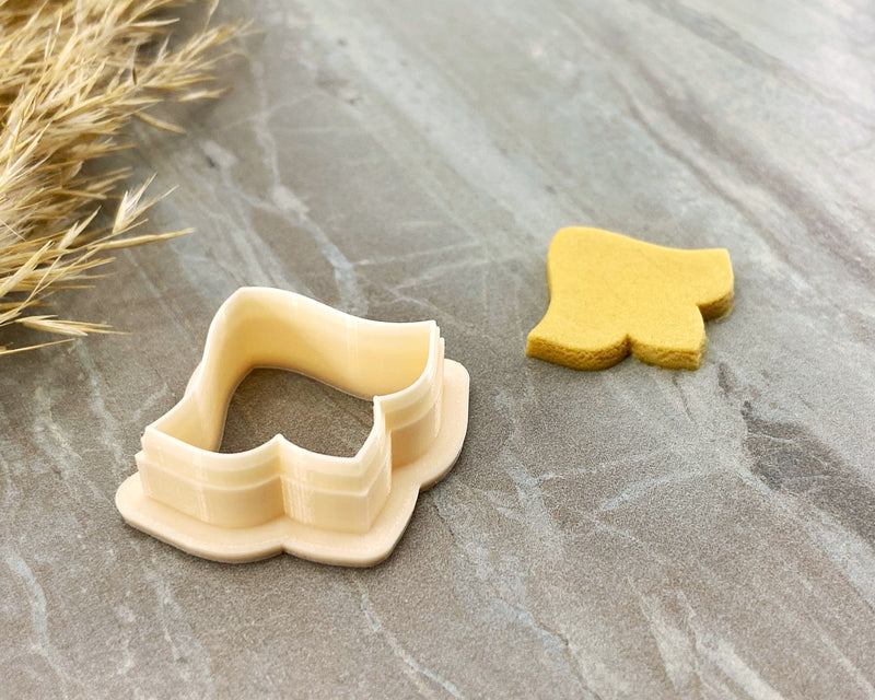 Tulip Outline Stud & Dangle Clay Cutter - BabylonCutters