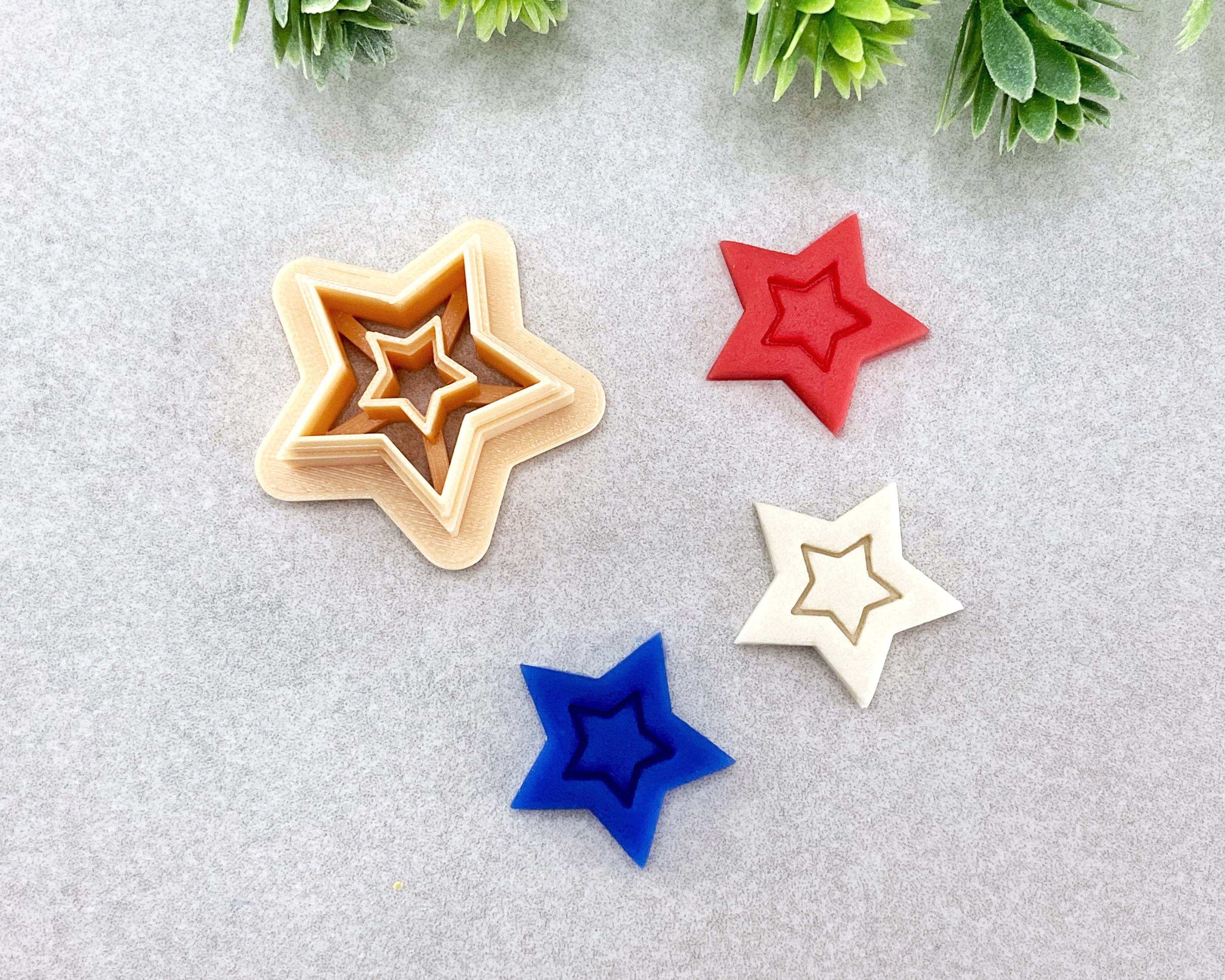 Double Star Clay Cutter - 4th of July – BabylonCutters