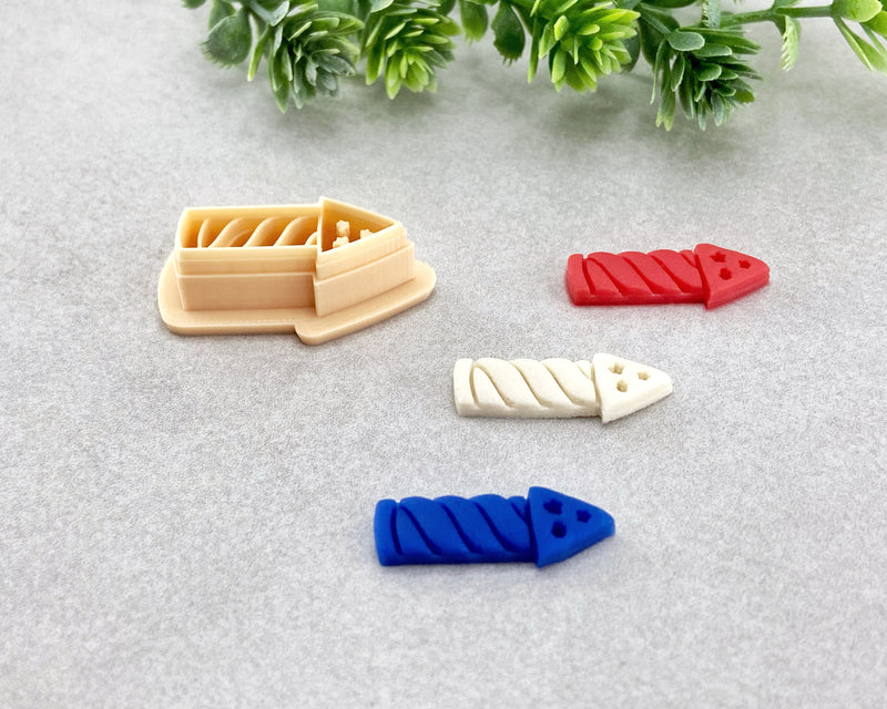 Fireworks Rocket Clay Cutter - 4th of July