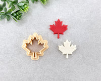 Canadian Maple Leaf Clay Cutter - Canada Day