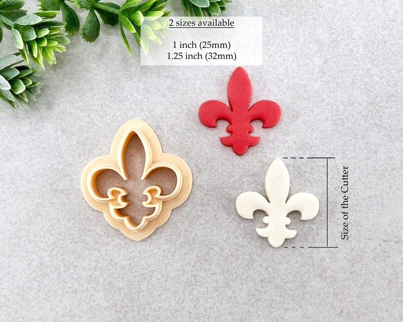 Fleur-de-lys Clay Cutter - Canada Day