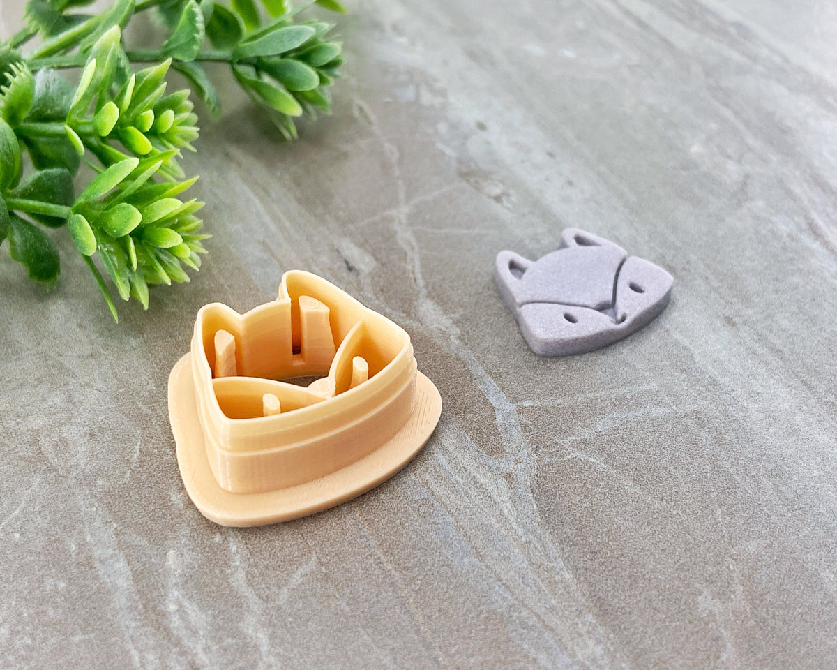 Fox Clay Cutter – Cute Animal Cutter for Polymer Clay Jewelry