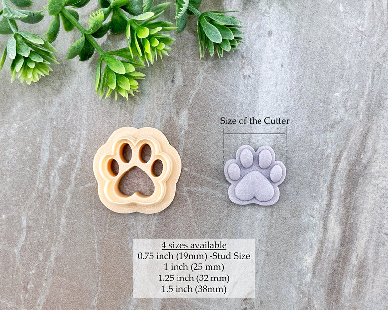 Paw Print Clay Cutter - Animal Cutters Collection