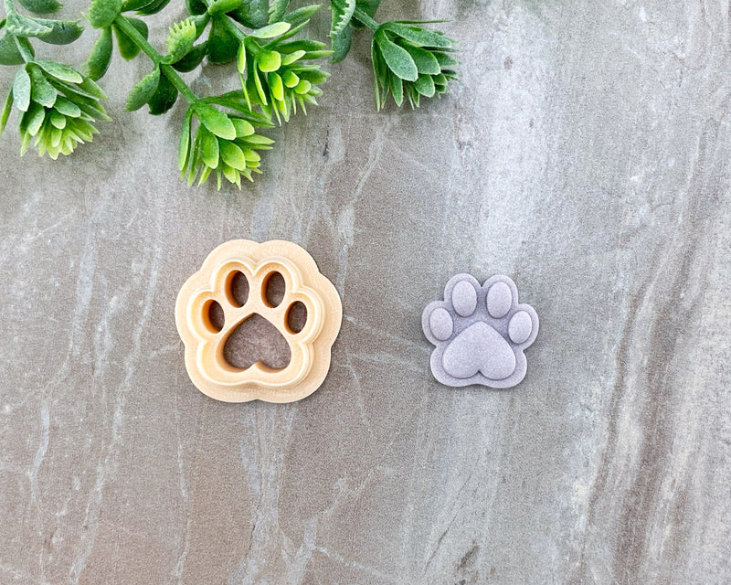 Paw Print Clay Cutter - Animal Cutters Collection