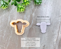 Outline Cow Clay Cutter - Animal Cutters Collection