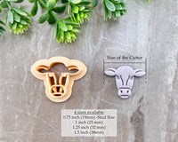 Embossing Cow Clay Cutter - Animal Cutters Collection