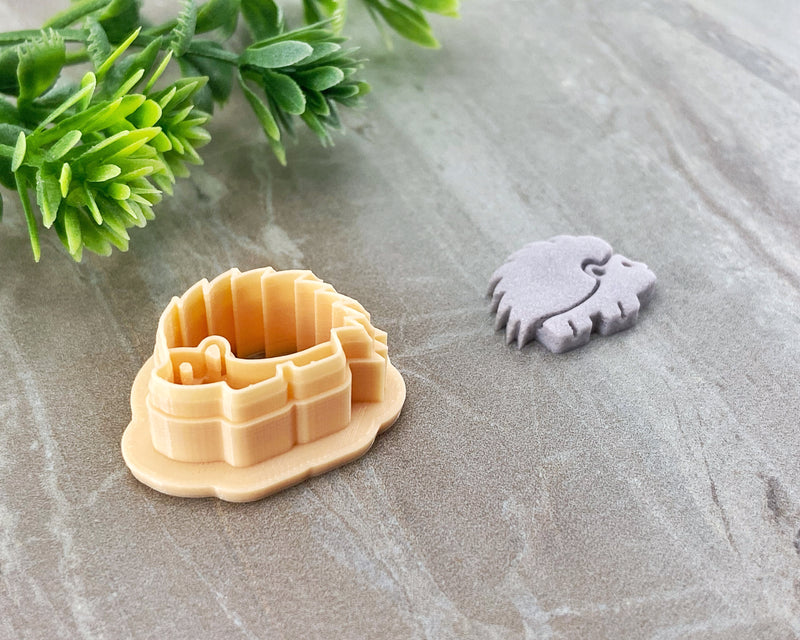 Hedgehog Clay Cutter - Animal Cutters Collection / Single or Mirrored