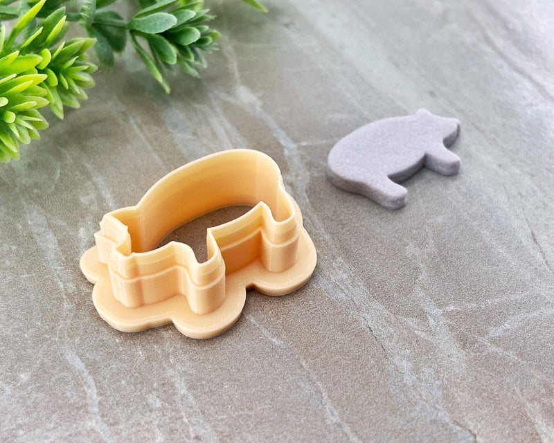 Pig Clay Cutter - Animal Cutters Collection / Single or Mirrored