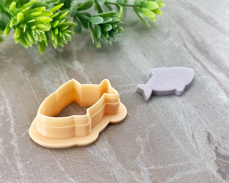 Fish Clay Cutter - Animal Cutters Collection / Single or Mirrored