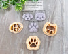 Cat, Dog & Paw Print Clay Cutter Set of 3 - Animal Cutters Collection