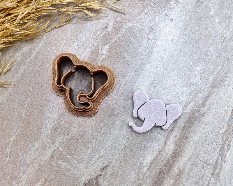 Elephant Clay Cutter - SBB Collab Cutters / Single or Mirrored Set