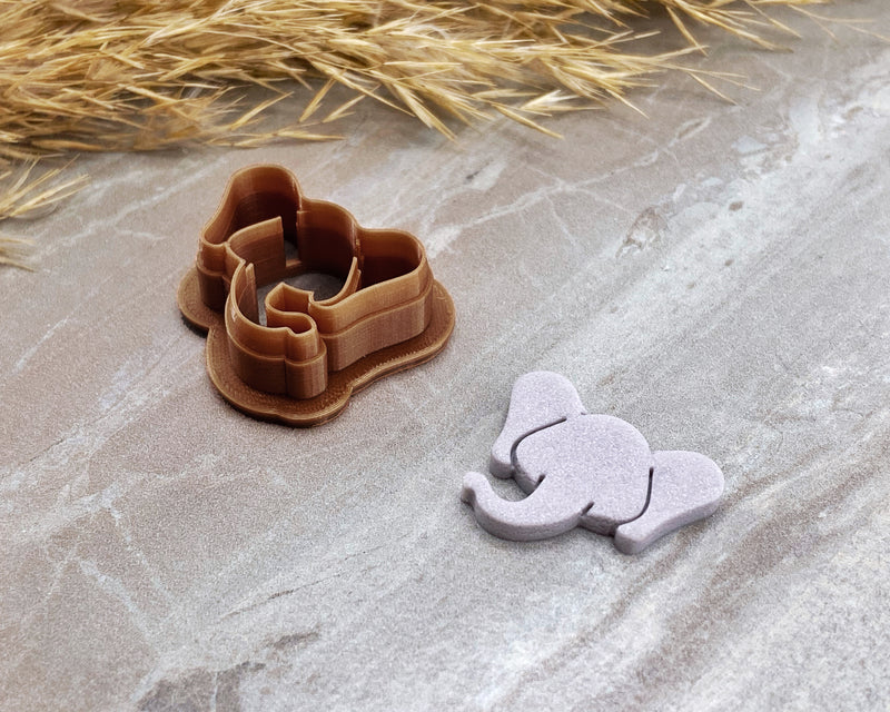 Elephant Clay Cutter - SBB Collab Cutters / Single or Mirrored Set