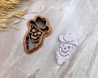 Skull Cowboy Clay Cutter – Western-Themed Polymer Clay Tool