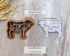 Cow Clay Cutter - SBB Collab Cutters / Single or Mirrored Set