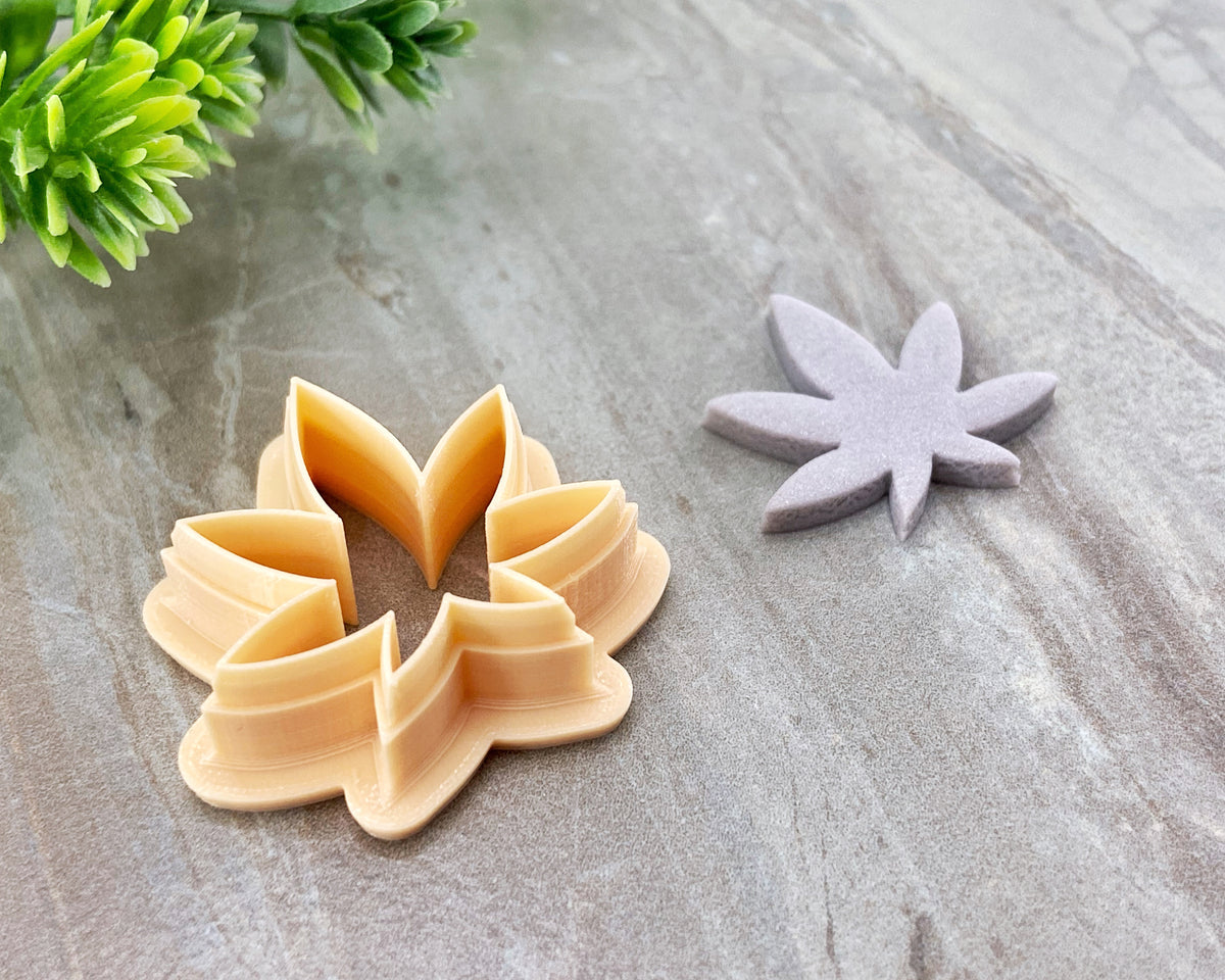 Cannabis Leaf Clay Cutter / Pot Leaf