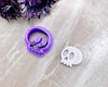 Skull Halloween Clay Cutter / Single or Mirrored Set