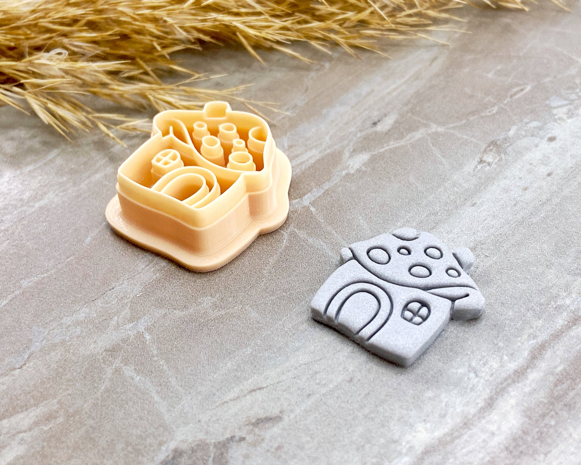 Mushroom Clay Stamp – Clay Dough Cutters