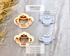 Teapot Fall Clay Cutter / Single or Mirrored Set