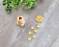 Flower Petal Micro Clay Cutter