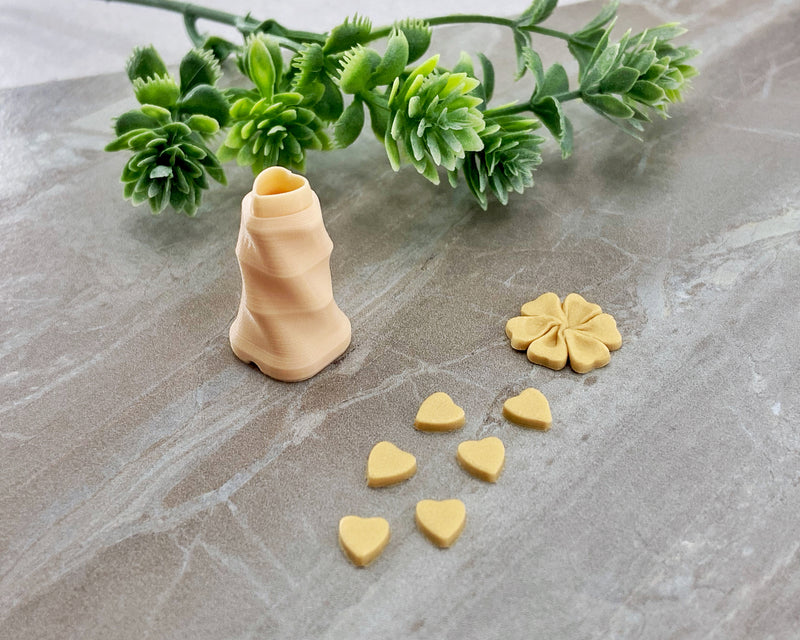 Flower Petal Micro Clay Cutter