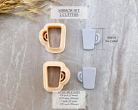 Mug Fall Clay Cutter / Single or Mirrored Set