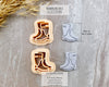 Rain Boots Fall Clay Cutter / Single or Mirrored Set