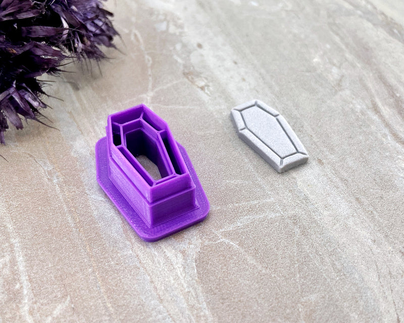 Embossing Coffin Halloween Clay Cutter