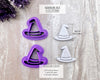 Witch Hat Halloween Clay Cutter / Single or Mirrored Set