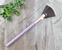 Soft Fan Brush - Purple Bamboo Looking