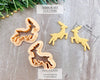 Reindeer Christmas Clay Cutter / Single or Mirrored Set