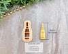 Champagne Bottle Clay Cutter / Christmas 2022