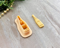 Champagne Bottle Clay Cutter / Christmas 2022