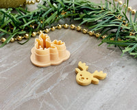 Cute Reindeer Clay Cutter / Christmas 2022